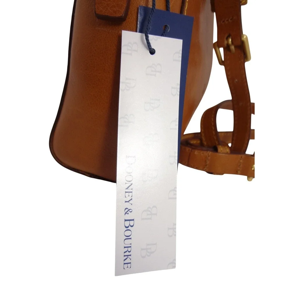 Dooney & Bourke Small Cassidy Crossbody Natural Florentine Vacchetta Leather Bag